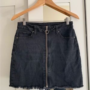 Arizona denim jean black mini skirt black